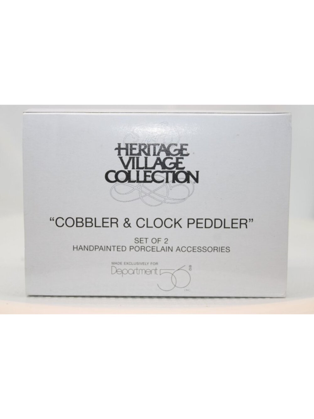 Dept 56 Alpine Village - Cobbler & Clock Peddler